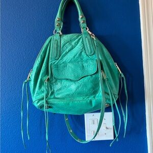 RebeccaMinkoff vintage leather handbag.
